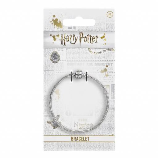 Harry Potter Silver Plated Bracelet for Slider Charms 19cm