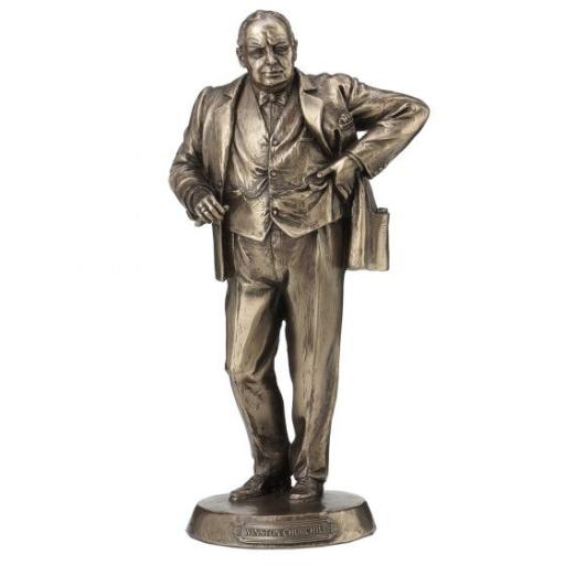 Winston Churchill 22.5cm Bronze Prime Minister Winston Churchill Ornament
