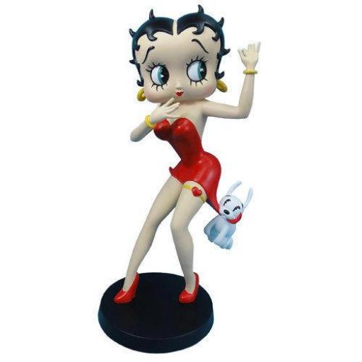 Betty Boop Being Chased By Dog