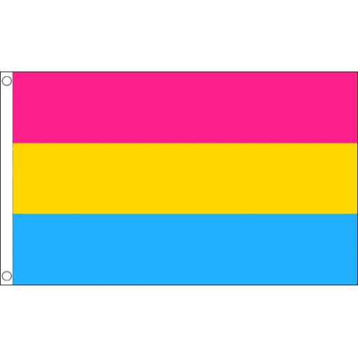 Pansexual Flag 5ft x 3ft