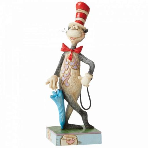 The Cat in the Hat with Umbrella Figurine