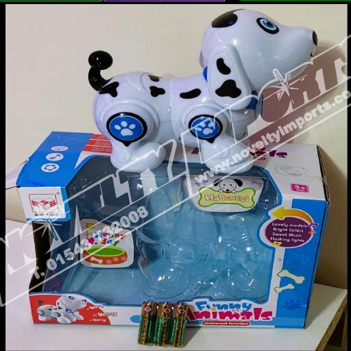 Bump And Go Action Lights And Sound Cartoon Dog Toy
